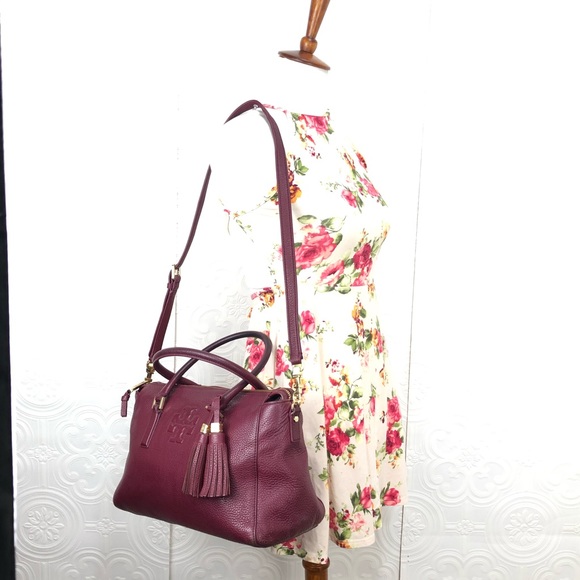 Tory Burch Handbags - 🌸OFFERS?🌸Tory Burch Leather Satchel with Tassel